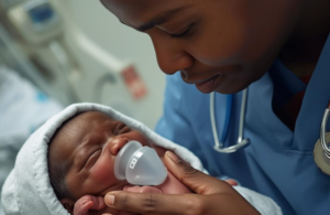 Cup Feeding of a Baby Practical Training
